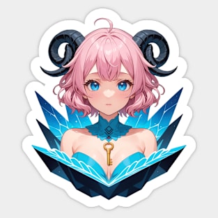 Capricorn crystal Sticker